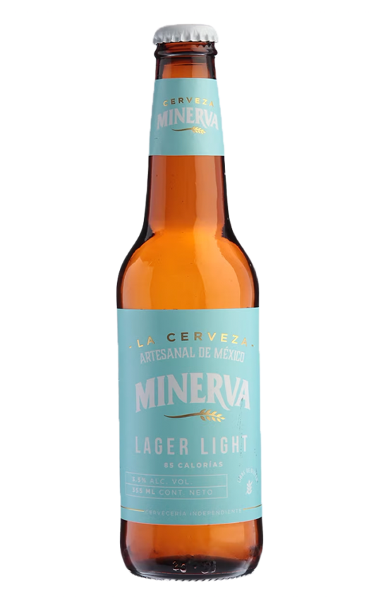 Minerva lager light 355ml